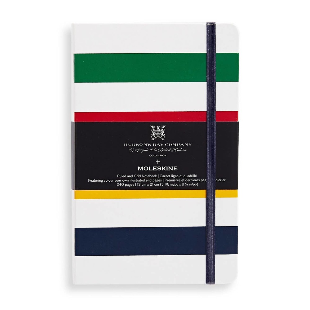 Hudson Bay company  Moleskine Multistripe Notebook